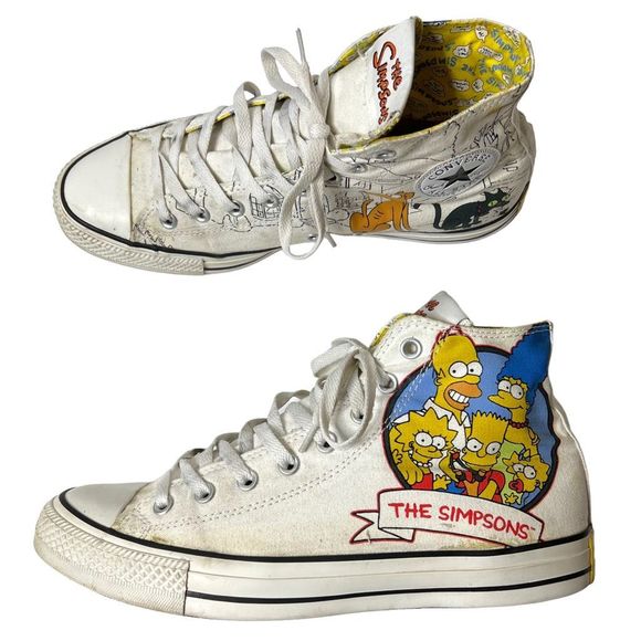 Converse Other - The Simpsons x Converse All Star Graphic 25 Years Hi-top Sneakers Size Men’s 11